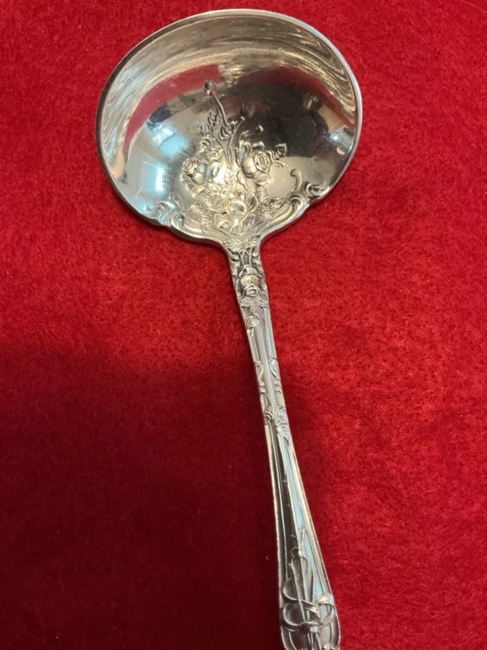 Alvin Silverplate Brides Bouquet Cream Ladle.
